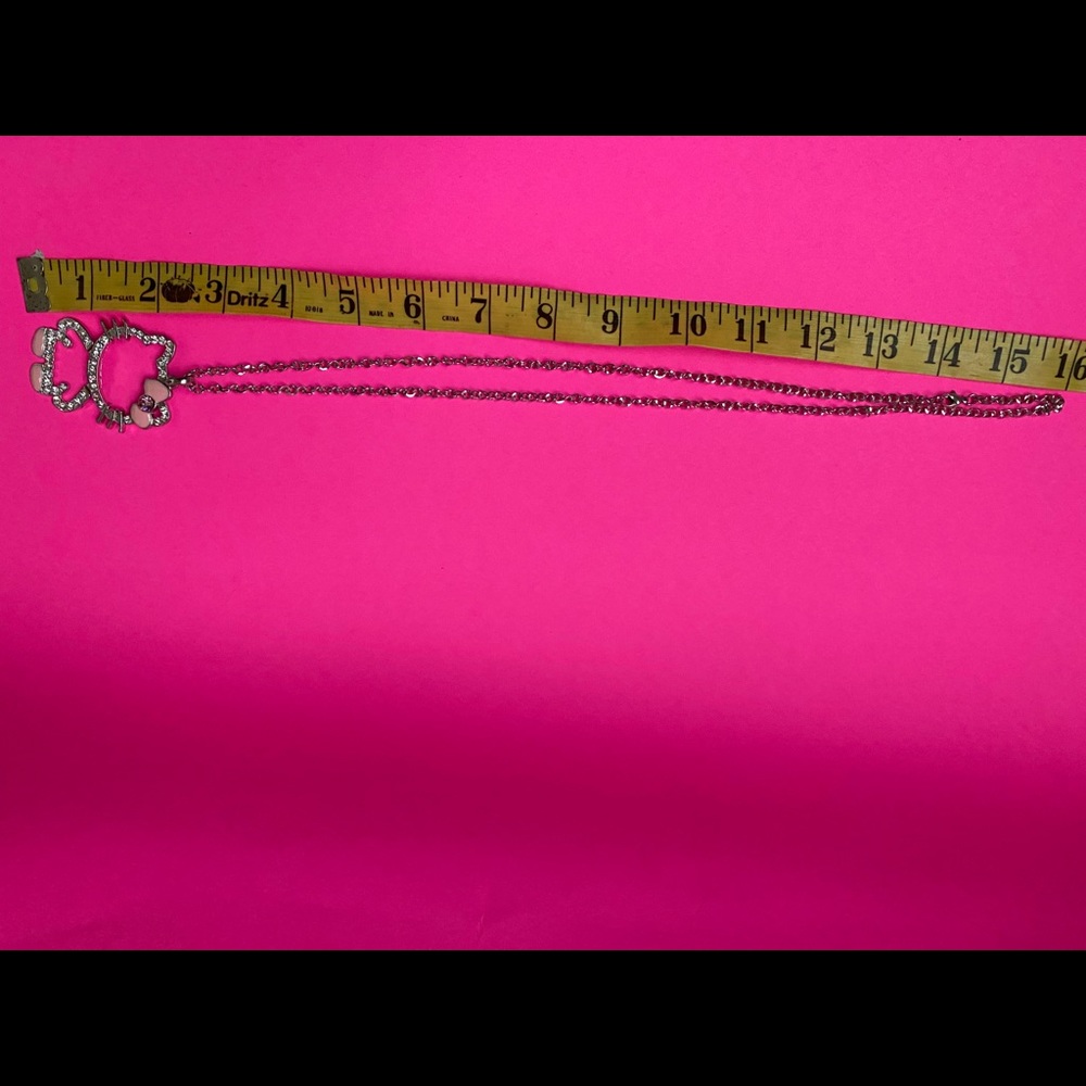 🌸Hello Kitty Figure Rhinestones Necklace Chain🌸 - Picture 6 of 7
